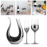 Maxbell U Shape wine bottle Crystal wine Pourer Red Wine Carafe 1500ml