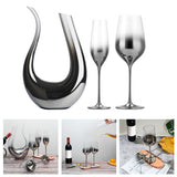 Maxbell U Shape wine bottle Crystal wine Pourer Red Wine Carafe 1500ml