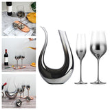 Maxbell U Shape wine bottle Crystal wine Pourer Red Wine Carafe 1500ml
