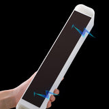 Maxbell Cling Film Dispenser Wrapping Paper Cutter Home Kitchen Supply for Wall white