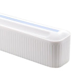 Maxbell Cling Film Dispenser Wrapping Paper Cutter Home Kitchen Supply for Wall white