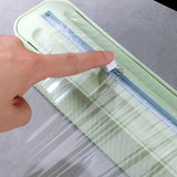 Maxbell Cling Film Dispenser Wrapping Paper Cutter Home Kitchen Supply for Wall 1 Green