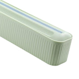 Maxbell Cling Film Dispenser Wrapping Paper Cutter Home Kitchen Supply for Wall 1 Green