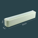 Maxbell Cling Film Dispenser Wrapping Paper Cutter Home Kitchen Supply for Wall 1 Green