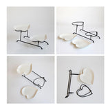 Maxbell Cupcake Serving Tray Stand Cookie Tray Rack for Dessert Appetizer