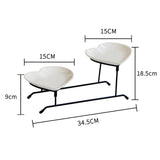Maxbell Cupcake Serving Tray Stand Cookie Tray Rack for Dessert Appetizer