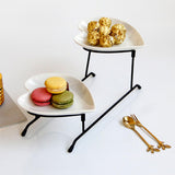 Maxbell Cupcake Serving Tray Stand Cookie Tray Rack for Dessert Appetizer