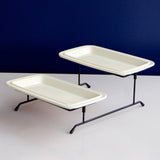 Maxbell Multilayer Storage Tray Decoration Dish Plate for Countertop Fruits Dessert