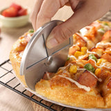 Maxbell Pizza Cutter Steel Pizza Knife cake,bread Pies Round Baking DIY Tools B