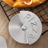 Maxbell Pizza Cutter Steel Pizza Knife cake,bread Pies Round Baking DIY Tools C