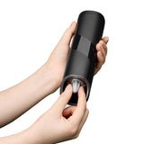 Maxbell Salt Grinder Mill Electric Stainless Steel Kitchen Gift for Travel Black