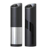 Maxbell Salt Grinder Mill Electric Stainless Steel Kitchen Gift for Travel Black
