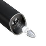 Maxbell Salt Grinder Mill Electric Stainless Steel Kitchen Gift for Travel Black