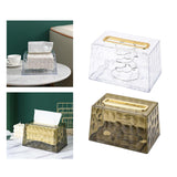 Maxbell Wall Mounted Tissue Cover Facial Tissue Holder Case for Kitchen White