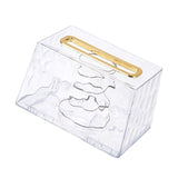 Maxbell Wall Mounted Tissue Cover Facial Tissue Holder Case for Kitchen White