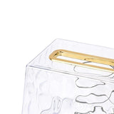 Maxbell Wall Mounted Tissue Cover Facial Tissue Holder Case for Kitchen White