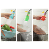 Maxbell Adjustable Tap Nozzle Filter Accessory Rotatable for Bathroom Yard Green