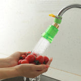 Maxbell Adjustable Tap Nozzle Filter Accessory Rotatable for Bathroom Yard Green