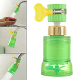 Maxbell Adjustable Tap Nozzle Filter Accessory Rotatable for Bathroom Yard Green