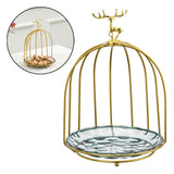 Maxbell Snack Cake Stand Cupcake Stand Fruit Rack for Wedding Decoration Blue