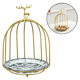 Maxbell Snack Cake Stand Cupcake Stand Fruit Rack for Wedding Decoration Blue