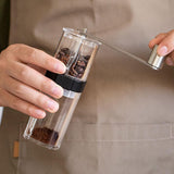 Maxbell Manual Ceramic Burr Coffee Bean Grinder Manual for Travelling transparent