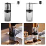 Maxbell Manual Ceramic Burr Coffee Bean Grinder Manual for Travelling transparent