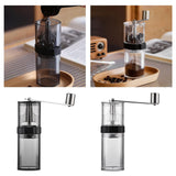 Maxbell Manual Ceramic Burr Coffee Bean Grinder Manual for Travelling transparent