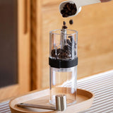 Maxbell Manual Ceramic Burr Coffee Bean Grinder Manual for Travelling transparent
