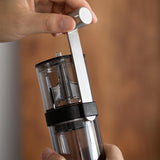 Maxbell Manual Ceramic Burr Coffee Bean Grinder Manual for Travelling dark grey