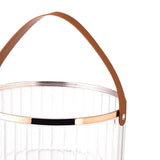 Maxbell Multifunctional Beverage Storage Bucket for Camping Home Dinning Table Clear Large