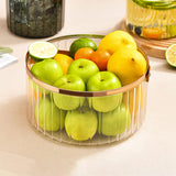 Maxbell Multifunctional Beverage Storage Bucket for Camping Home Dinning Table Clear Large