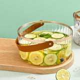 Maxbell Multifunctional Beverage Storage Bucket for Camping Home Dinning Table Clear Large