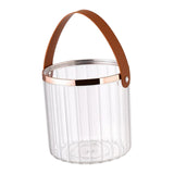 Maxbell Multifunctional Beverage Storage Bucket for Camping Home Dinning Table Clear Small