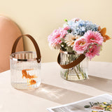 Maxbell Multifunctional Beverage Storage Bucket for Camping Home Dinning Table Clear Small