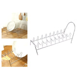 Maxbell Storage Rack Reusable Metal Draining for Cabinet Kitchen Countertop 9 Tier