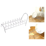 Maxbell Storage Rack Reusable Metal Draining for Cabinet Kitchen Countertop 9 Tier