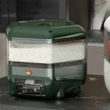 Maxbell 5KG Kitchen Rice Storage Container Rice Grain Bucket for Rice  Green