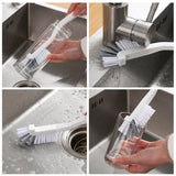 Maxbell Bottle Brush Household Use Tools Nylon Wall Breaker Stiff Bristles Kitchen