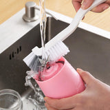 Maxbell Bottle Brush Household Use Tools Nylon Wall Breaker Stiff Bristles Kitchen