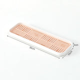 Maxbell Kitchen Sink Side Draining Board Coffee Tray Multi Scene Shelf Organizer Pink Size S