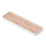 Maxbell Kitchen Sink Side Draining Board Coffee Tray Multi Scene Shelf Organizer Pink Size S