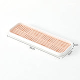 Maxbell Kitchen Sink Side Draining Board Coffee Tray Multi Scene Shelf Organizer Pink Size S