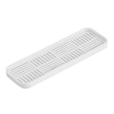 Maxbell Kitchen Sink Side Draining Board Coffee Tray Multi Scene Shelf Organizer White Size S