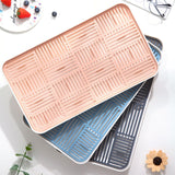 Maxbell Kitchen Sink Side Draining Board Coffee Tray Multi Scene Shelf Organizer Pink Size L