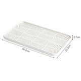 Maxbell Kitchen Sink Side Draining Board Coffee Tray Multi Scene Shelf Organizer White Size L