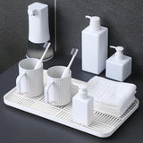 Maxbell Kitchen Sink Side Draining Board Coffee Tray Multi Scene Shelf Organizer White Size L