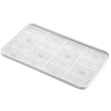 Maxbell Kitchen Sink Side Draining Board Coffee Tray Multi Scene Shelf Organizer White Size L