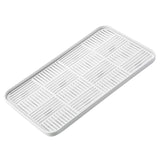Maxbell Kitchen Sink Side Draining Board Coffee Tray Multi Scene Shelf Organizer White Size L