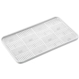 Maxbell Kitchen Sink Side Draining Board Coffee Tray Multi Scene Shelf Organizer White Size L